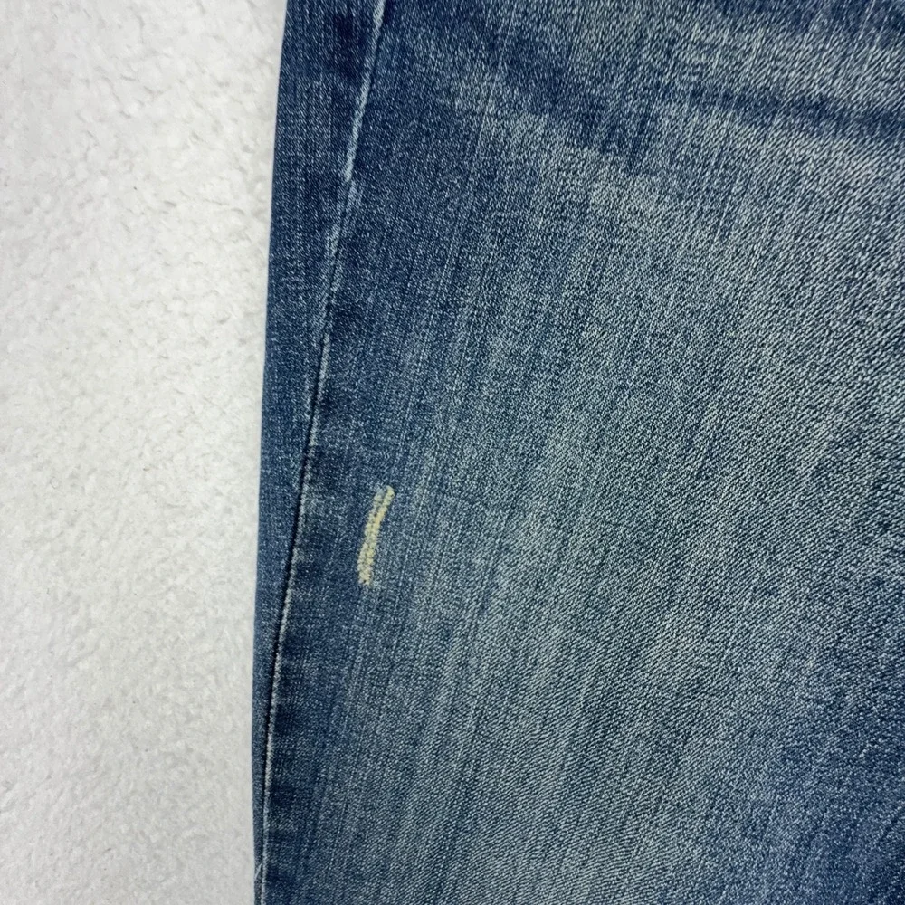 Levis 515 Bootcut Jeans Womens 8L W29 L34 Blue Denim Flap Pocket Studded NWT - Picture 9 of 10